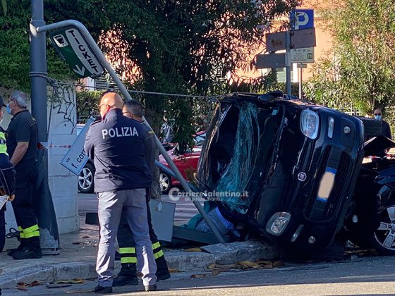 Tragedia in città, impatto tra auto all'incrocio: muore 64enne - Corriere Salentino
