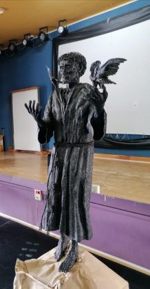 "Quando la didattica si fa arte", al "Giannelli" di Parabita la presentazione della scultura di San Francesco d'Assisi - Corriere Salentino