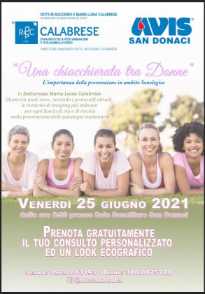 "Una chiacchierata tra donne", a San Donaci si discute di prevenzione delle patologie mammarie - Corriere Salentino