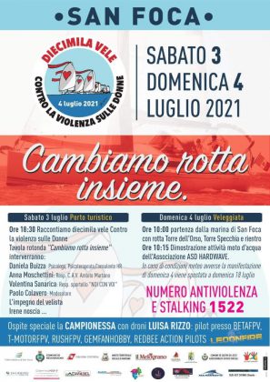 "Diecimila vele contro la violenza sulle donne": il 3 e 4 luglio l'iniziativa a San Foca - Corriere Salentino