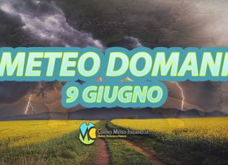 Le previsioni meteo di oggi 9 giugno 2021