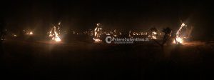 Campagne come gironi infernali, nuova notte di fuoco nel Salento: bruciano centinaia di ulivi, vigili allo stremo - Corriere Salentino