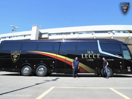 Lecce: un luxury bus per la squadra - Corriere Salentino