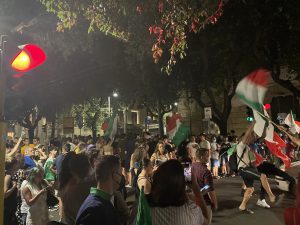 Italia in finale, la festa a Lecce fino a notte fonda - Corriere Salentino
