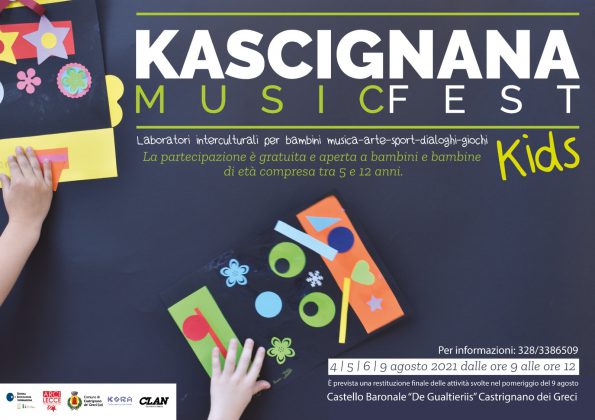 Kascignana music fest: tra i dibattiti e i super live, anche la mostra “Storie di ordinari successi” e i laboratori interculturali per i piccoli - Corriere Salentino