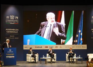 Assemblea generale Confindustria, Emiliano: “Grande riconoscimento alla Puglia dagli industriali”