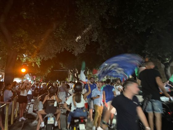 Italia in finale, la festa a Lecce fino a notte fonda - Corriere Salentino