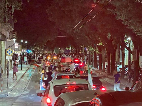 Italia in finale, la festa a Lecce fino a notte fonda - Corriere Salentino