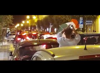 Italia in finale, la festa incontenibile a Gallipoli