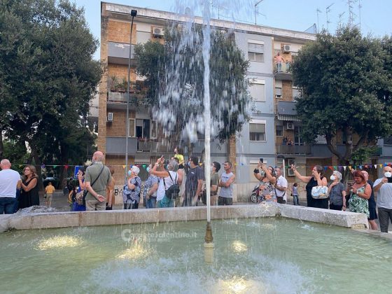 La Fontana di Santa Rosa restituita ai cittadini, dopo 26 anni di abbandono: l’inaugurazione e la festa - Corriere Salentino