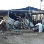 Rogo nel deposito di un centro sportivo, fiamme spente dopo 5 ore: un vigile del fuoco soccorso dal 118 - Corriere Salentino