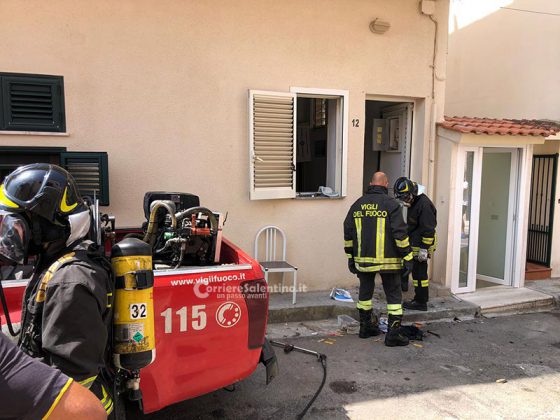 Fuga di gas dalla bombola gpl: esplosione in casa. Ustioni per bimbo di 5 anni e anziano - Corriere Salentino