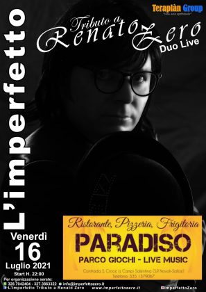 L'Imperfetto Tributo a Renato Zero, duo live al Paradiso di Novoli - Corriere Salentino