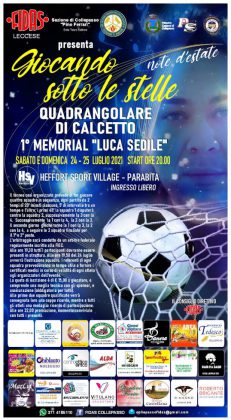Un torneo di calcetto in memoria di Luca Sedile - Corriere Salentino