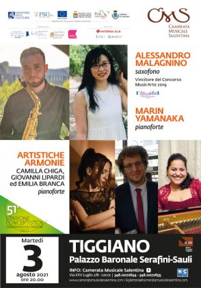 Camerata Musicale Salentina, doppio appuntamento con la musica classica a Tiggiano - Corriere Salentino