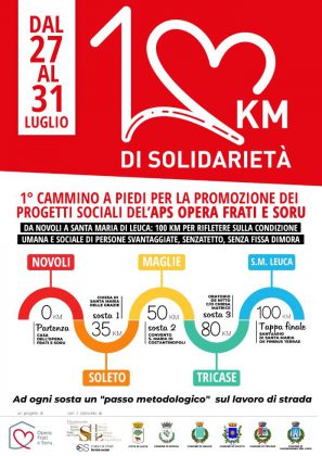 Fa tappa a Maglie il cammino dei 100km di solidarietà - Corriere Salentino