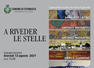 Sternatia, domani inaugura la collettiva a Sternatia “A riveder le stelle”