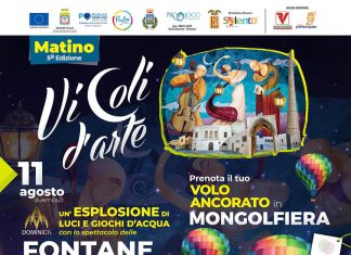 “Vicoli d’arte a Matino”: lunedì 9 agosto la presentazione della due giorni giunta alla V edizione