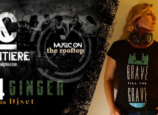 Ginger dj set on the rooftop
