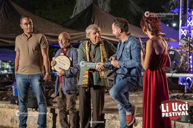 Profazio e Chiriatti premiati a Li Ucci Festival a Cutrofiano, oggi gran finale con Antonio Castrignanò - Corriere Salentino