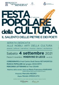 A Minervino Festa popolare della Cultura, viaggio poetico alla scoperta del nostro Salento - Corriere Salentino