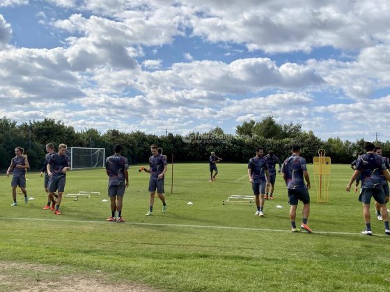 Una giornata con il Lecce. All’Acaya Golf Club dal campo agli spogliatoi, ecco cosa fanno i giallorossi - Corriere Salentino