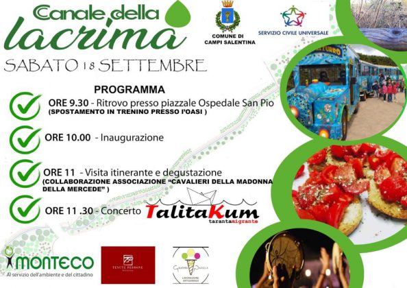 Nasce l'oasi naturalistica itinerante del bosco ripariale della lacrima nell'agro di Campi Salentina - Corriere Salentino