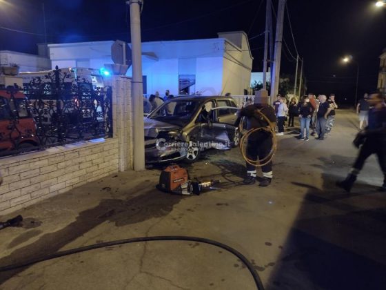 Schianto nella periferia del paese: un automobilista resta ferito, l'altro si dilegua - Corriere Salentino