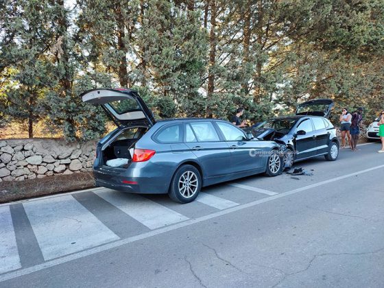 Scontro frontale sulla provinciale: due feriti in ospedale - Corriere Salentino