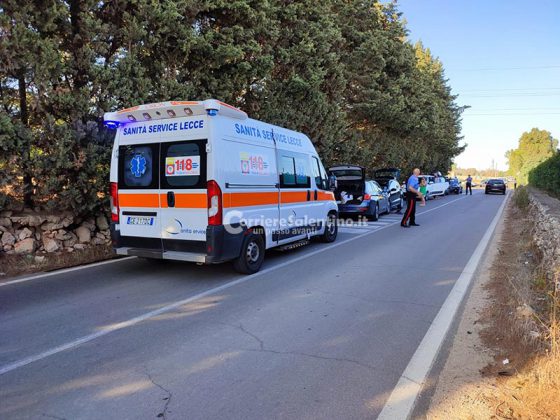 Scontro frontale sulla provinciale: due feriti in ospedale - Corriere Salentino