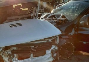 Altro tragico schianto tra auto: 82enne muore sul colpo. Due feriti in ospedale - Corriere Salentino