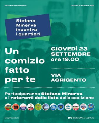 Stefano Minerva incontra i quartieri: doppio appuntamento a Gallipoli - Corriere Salentino
