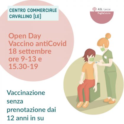 Vaccino anti-Covid, l’Asl Lecce organizza un open day nel Centro Commerciale di Cavallino - Corriere Salentino