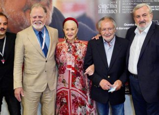 Bif&st, Emiliano alla premiazione di Helen Mirrer e Taylor Hackford