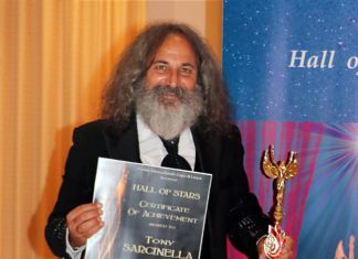 Hall of stars: premiato Tony Sarcinella