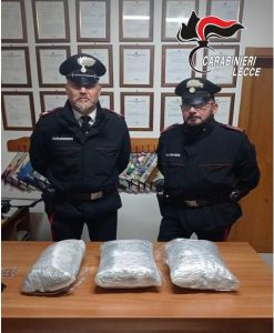 Controlli a tappeto dei carabinieri nel basso Salento: due arresti e tre denunce - Corriere Salentino