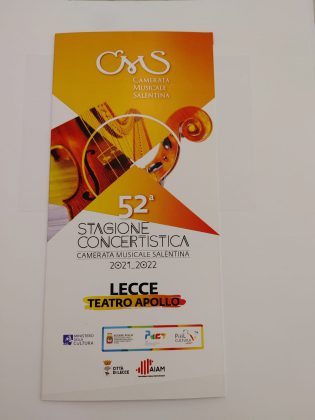 Si alza il sipario sulla 52a Stagione Concertistica 2021-2022 della Camerata Musicale Salentina - Corriere Salentino