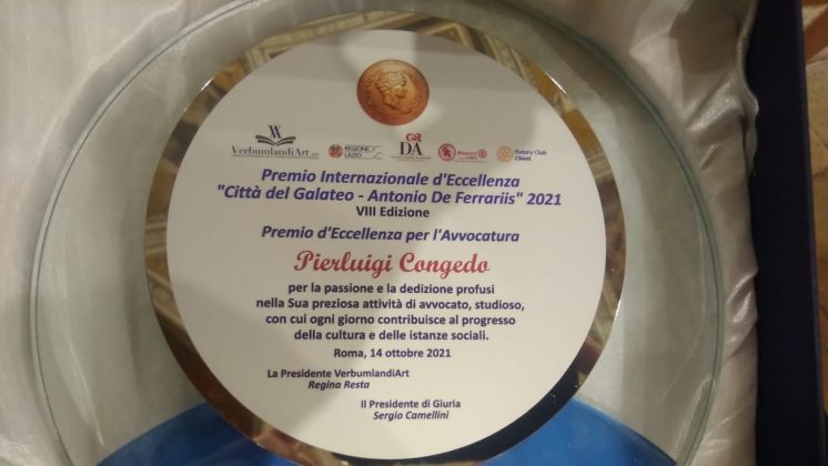 A Roma premiato l'impegno di Pierluigi Congedo per il Giardino della Shoah di Santa Maria. Ed ora l'appello alle associazioni ebraiche negli Usa grazie a Lisa Billig - Corriere Salentino