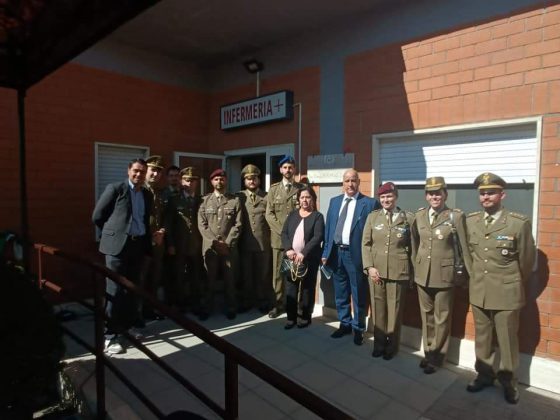 Andrano, Infermeria del Primo Reggimento intitolata alla memoria del tenente medico Mario Surano - Corriere Salentino