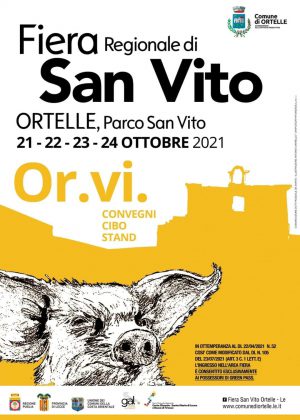 Ortelle, domani l'ultima giornata della Fiera di San Vito - Corriere Salentino