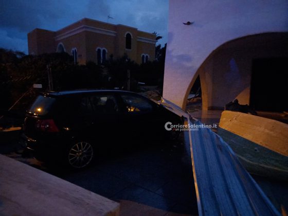 Maltempo sul Salento: tromba d'aria sulla costa. Danni ad un ristorante - Corriere Salentino