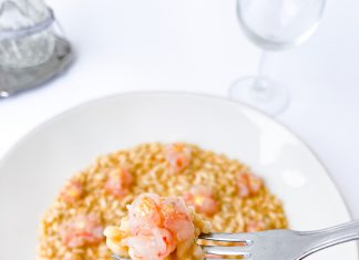 La ricetta del giorno: Risotto essenza di gambero viola