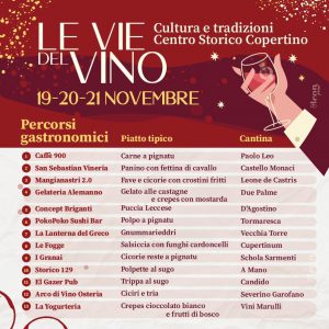 Le Vie del Vino 19/20/21 Novembre 2021 - Corriere Salentino