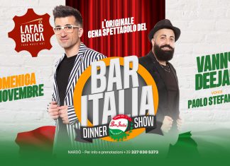 Bar Italia Dinner Show al LaFabbrica di Nardò