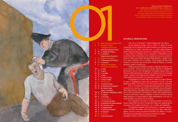 Carabinieri, nel calendario 2022 dell'Arma scritti di Lucarelli e opere di Chia - Corriere Salentino
