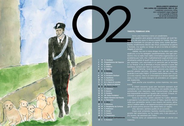 Carabinieri, nel calendario 2022 dell'Arma scritti di Lucarelli e opere di Chia - Corriere Salentino