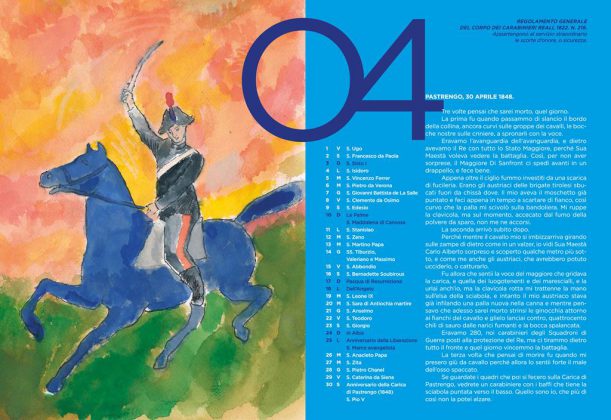 Carabinieri, nel calendario 2022 dell'Arma scritti di Lucarelli e opere di Chia - Corriere Salentino