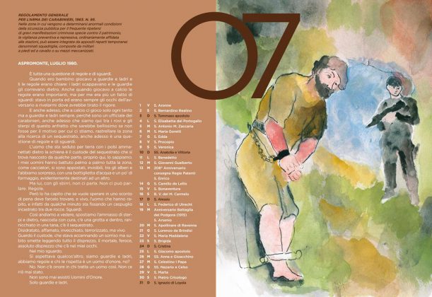 Carabinieri, nel calendario 2022 dell'Arma scritti di Lucarelli e opere di Chia - Corriere Salentino