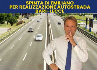Emiliano spinge per l’autostrada Bari-Lecce, Pagliaro: “Per il Salento vere priorità alta velocità ferroviaria e aeroporto”