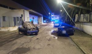 Notte di incidenti e di auto ribaltate: doppio schianto, in tre costretti a ricorrere alle cure in ospedale - Corriere Salentino